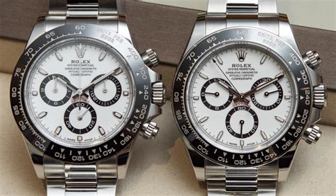 rolex panda new vs old|rolex panda daytona black.